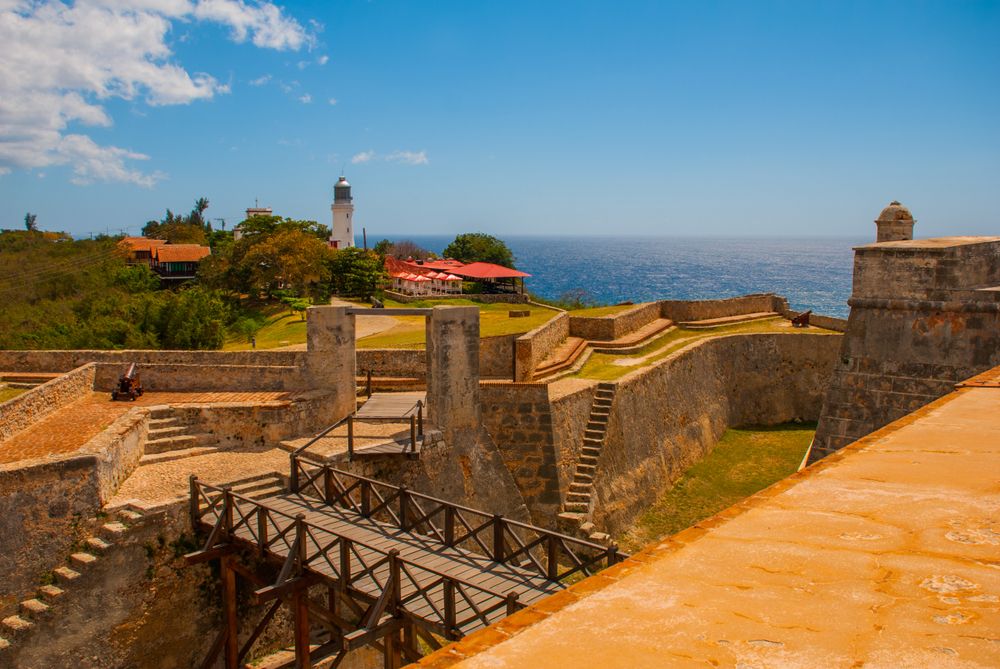 A 17th-century fortress as a historic landmark in Cuba