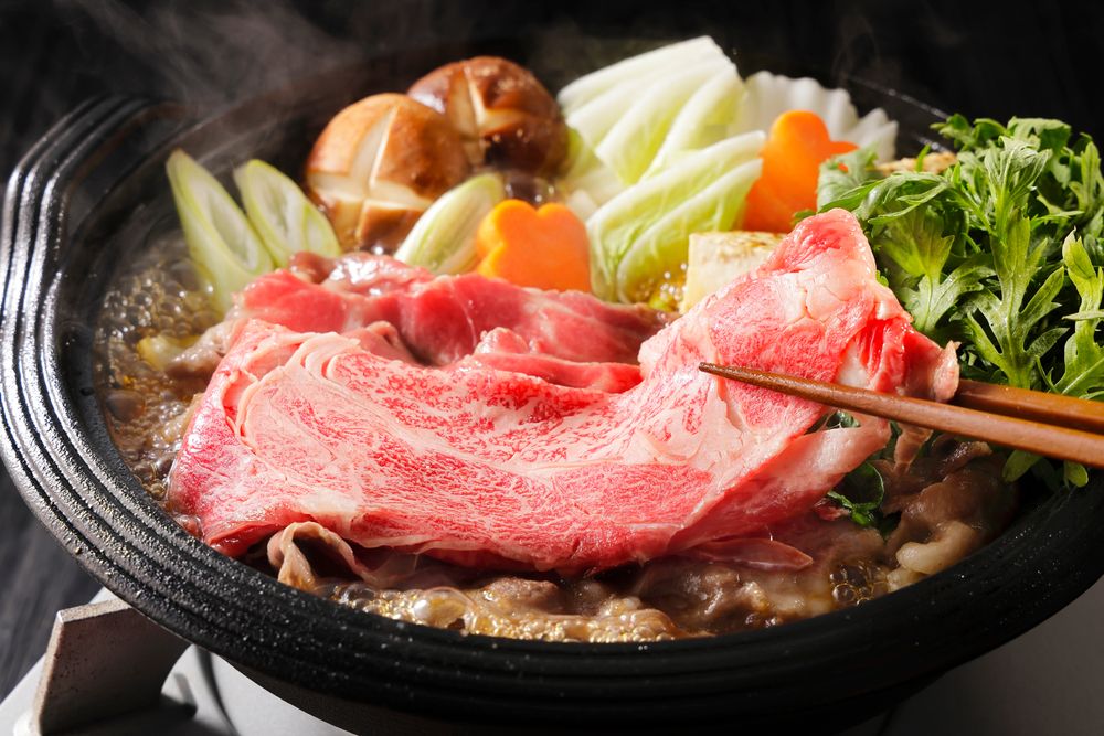 Sukiyaki, a regular at Japanese parties